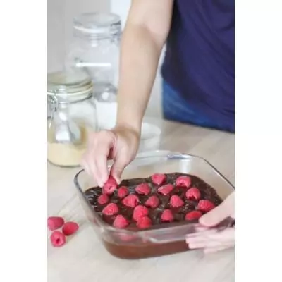 Ensemble de 3 plats à four Pyrex en verre rectangulaires - 20-25-28 cm - Prêt à régaler