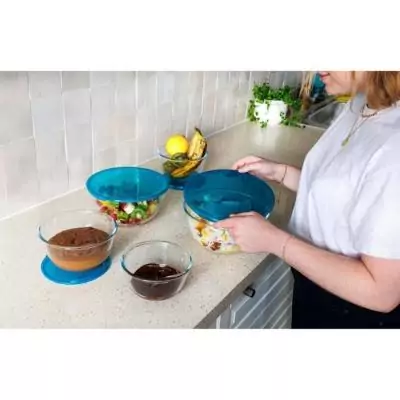 Lot de 5 jattes hermétiques PYREX - Idéal pour conserver vos aliments
