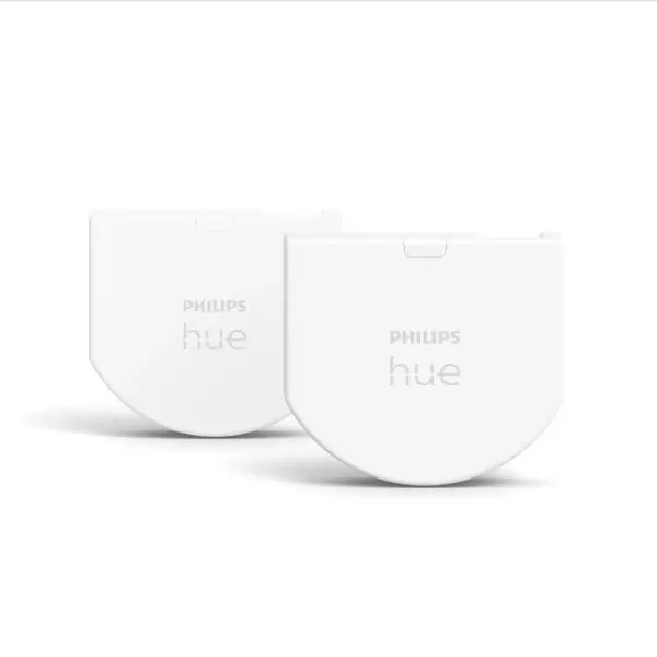 Module d'interrupteur mural - PHILIPS HUE - Pack de 2 - Blanc - Compatible Alexa - Intérieur