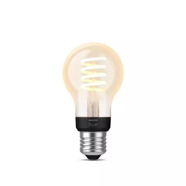 Philips Hue White Ambiance, ampoule LED connectée Filament E27, compatible Bluetooth, fonctionne avec Alexa, Google et Homekit