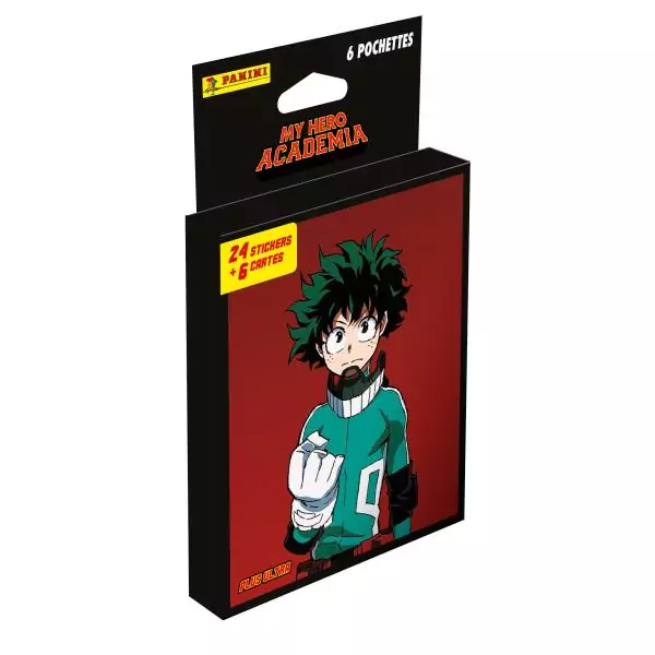Blister 6 pochettes - PANINI - My Hero Academia - Stickers et cartes