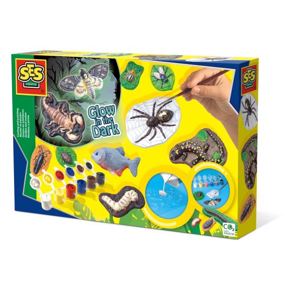 SES CREATIVE Moulage et peinture - Animaux effrayants