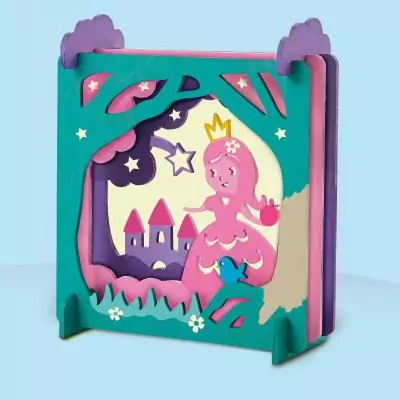 SES Creative Boîte à ombre thème conte de fées (brille dans le noir)