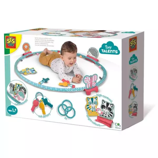 Cerceau d'activités sensorielles - SES CREATIVE - Multicolore - Bleu - Pour Enfant - Extérieur