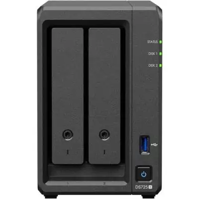 Serveur NAS PME - SYNOLOGY - DS725+ - 2 baies - 4 Go de RAM