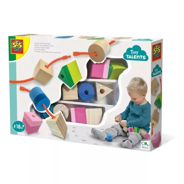 SES CREATIVE - 13102 - Perles sensorielles a lacer