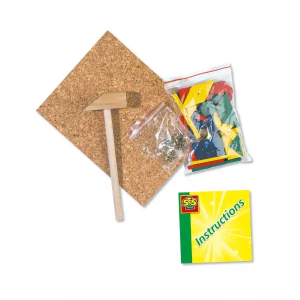 Jeu De Tap Tap Original - SES Creative - Hobby 3 - 6 - 32 Pieces Bois - Développe Motricité - 3+