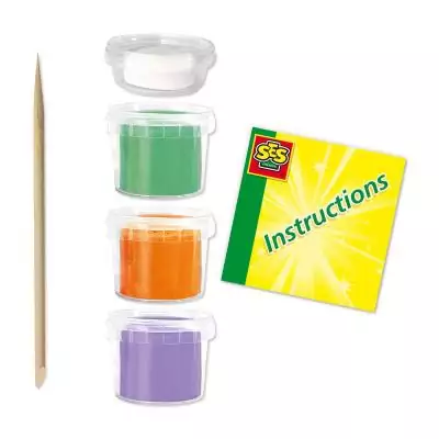 SES Creative Pâte à modeler FunDo - Dinosaures (3x90gr-1x40gr)