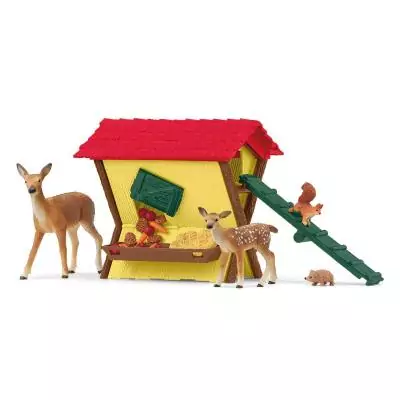 schleich FARM WORLD Cabane des animaux de la forêt
