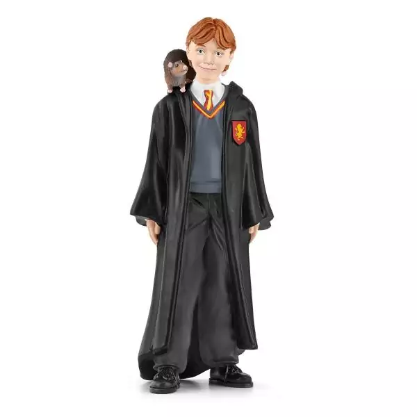 Ron et croûtard, Figurine de l'univers Harry Potter, pour enfants des 6 ans, 4 x 2 x 10 cm - schleich 42634 WIZARDING WORLD
