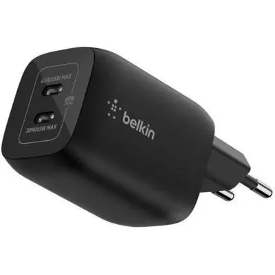 Chargeur secteur double port USB-C 65W pour Nintendo Switch 2 - Noir