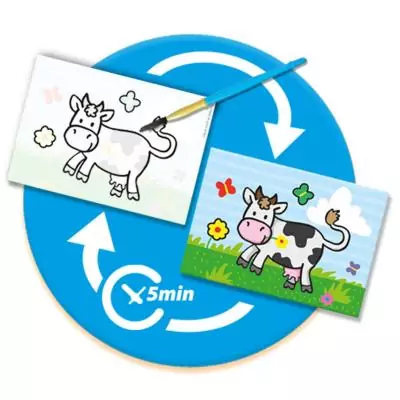 SES Creative My First Coloriage à l'eau - Animaux de la Ferme