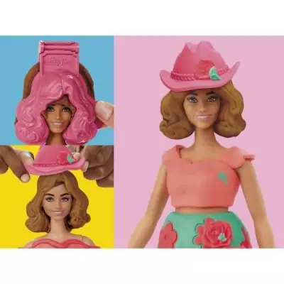 Coffret Play-Doh Barbie Fleurons et franges - Pâte à modeler Coffret Play-Doh Barbie Fleurons et franges - Pâte à modeler