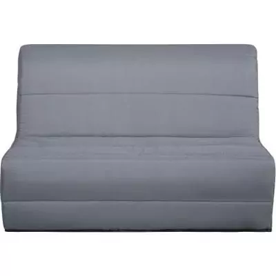 Banquette convertible 2 places gris SCHWARTZ