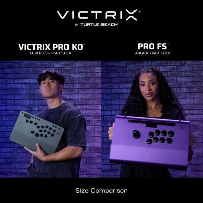 Manette de combat sans levier - Playstation - Victrix Pro KO Leverless Fight Stick - Gris