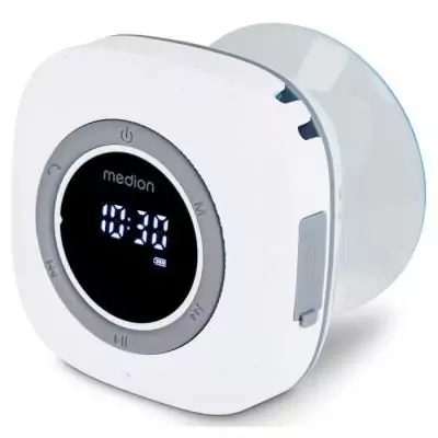 Radio de Douche Bluetooth IPX6 - MEDION, Blanc