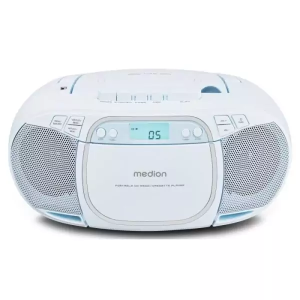 Radio CD - MEDION - FM - 2x2,2W RMS - Bleu