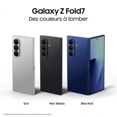 Samsung Galaxy Z Fold7 5G 256 Go Gris: Le smartphone pliable ultime