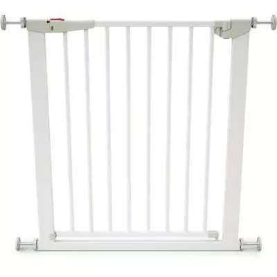 Barrière de sécurité ajustable pour bébé en blanc