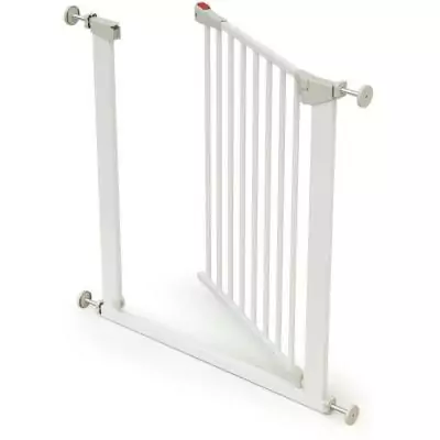 Barrière de sécurité ajustable pour bébé en blanc