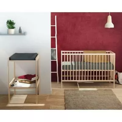 Lit bébé blanc 60 x 120 cm - WEBABY ONE: le confort pour votre enfant