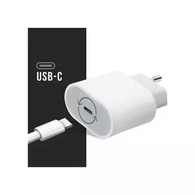 Adaptateur secteur USB-C 20W Apple - Charge rapide iPhone & iPad