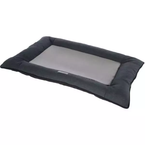 KERBL - Matelas mémoire de forme XL -100 x 70 x 9 cm - Coussin PLATIN ORTHO - Gris -
