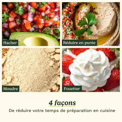 Hachoir électrique CUISINART Pixie Chopper - Compact et puissant Hachoir électrique CUISINART Pixie Chopper - Compact et puissant