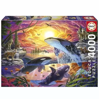 Puzzle EDUCA Orques et Loups 4000 pièces - Pour adultes passionnés Puzzle EDUCA Orques et Loups 4000 pièces - Pour adultes passionnés