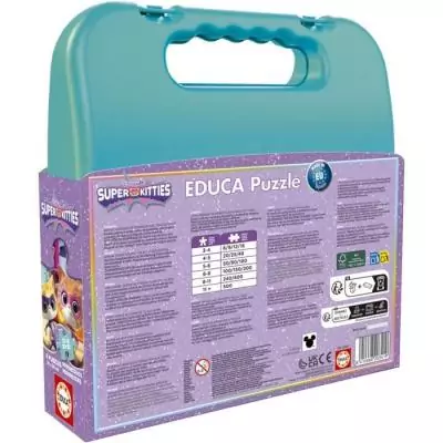 Puzzles progressifs SuperKitties - 12/16/20/25 pièces Puzzles progressifs SuperKitties - 12/16/20/25 pièces