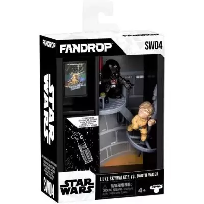Figurine FANDROP x STAR WARS - Luke vs Dark Vador - Vitrine culte - 18 cm