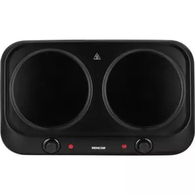 Plaque de cuisson infrarouge SENCOR 2400W - 2 foyers - Noir