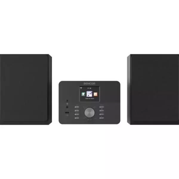 Micro-chaîne audio - SENCOR - SMC 5100WDB - 50 W - CD/MP3, radio internet/DAB+, Wi-Fi - Noir