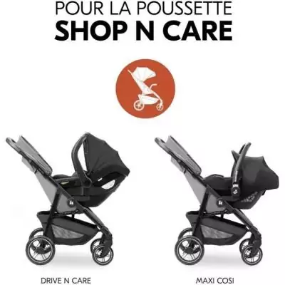 Adaptateurs universels cosy Hauck pour poussette SHOP N CARE - Noir Adaptateurs universels cosy Hauck pour poussette SHOP N CARE - Noir