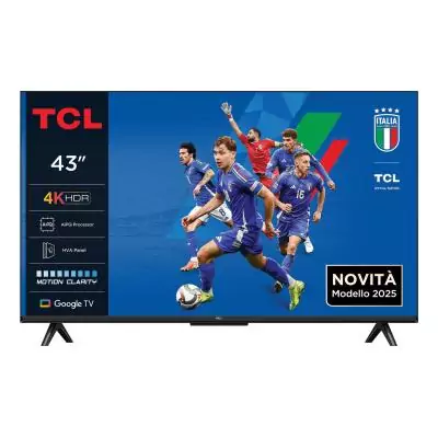TCL P6K 43P6K TV 109,2 cm (43") 4K Ultra HD Smart TV Wifi Métallique