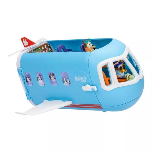 Avion de Bluey - BLUEY - Set de jeu transformable avec figurines et accessoires