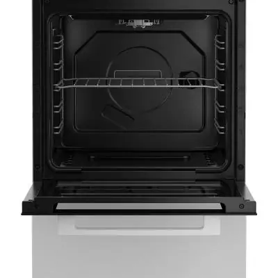 Beko FSG522DWC Cuisinière Gaz Noir, Blanc
