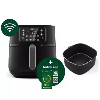 Philips 5000 series Série 5000 Connecté HD9285 93 Airfryer XXL 7,2L 16-en-1, Jusqu'à 6 portions