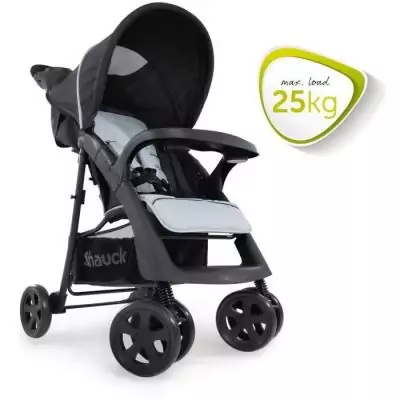 Poussette compacte HAUCK SHOPPER NEO II - Caviar / Silver