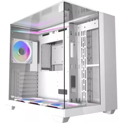 Boîtier PC - Darkflash - TH285 Blanc - Moyen tour - Format ATX - 4x120mm A-RGB - Blanc