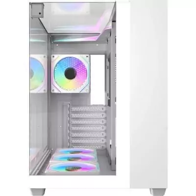 Boîtier PC - Darkflash - TH285 Blanc - Moyen tour - Format ATX - 4x120mm A-RGB - Blanc Boîtier PC - Darkflash - TH285 Blanc - Moyen tour - Format ATX - 4x120mm A-RGB - Blanc