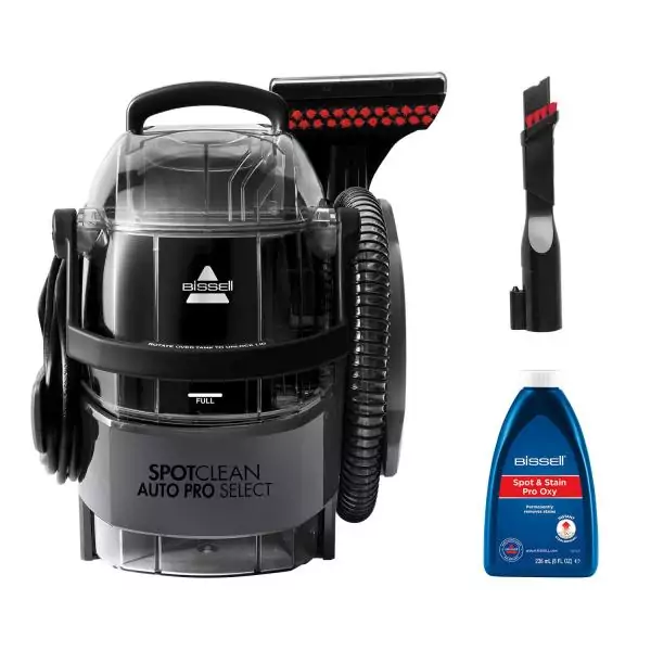 BISSELL SpotClean Auto Pro Select 3730N - Détache, Nettoie et Aspire - Réservoir grande capacité - Longue portée
