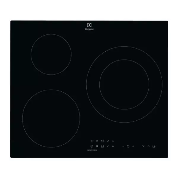 Table de cuisson a induction - ELECTROLUX - 3 feux - 60 cm - CIT60331CK - Noir