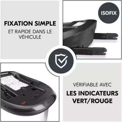 Base Isofix pour siège auto HAUCK DRIVE N CARE - Noir