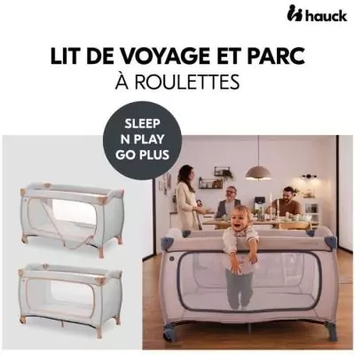 Lit de voyage pratique Hauck Sleep N Play Go Plus - Compact et léger