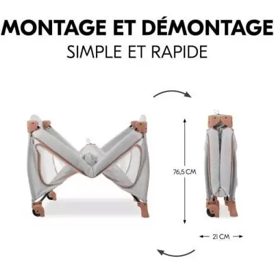 Lit de voyage pratique Hauck Sleep N Play Go Plus - Compact et léger