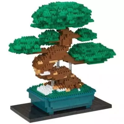 Figurine en briques NANOBLOCK Bonsai Deluxe - 1130 pcs