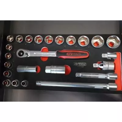 Module KS TOOLS 713.1024 - Set de douilles Ultimate 1/2 - 24 pièces