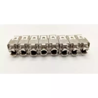 Pack de 8 noyaux keystone RJ45 Cat.6a - LINEAIRE - PRC624AK8 - 2 colorés