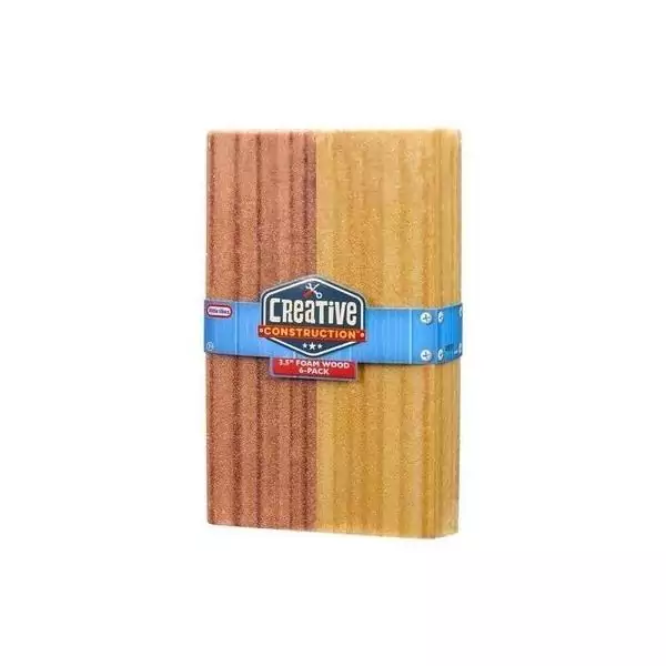 Creative Construction- Wood 6 pk